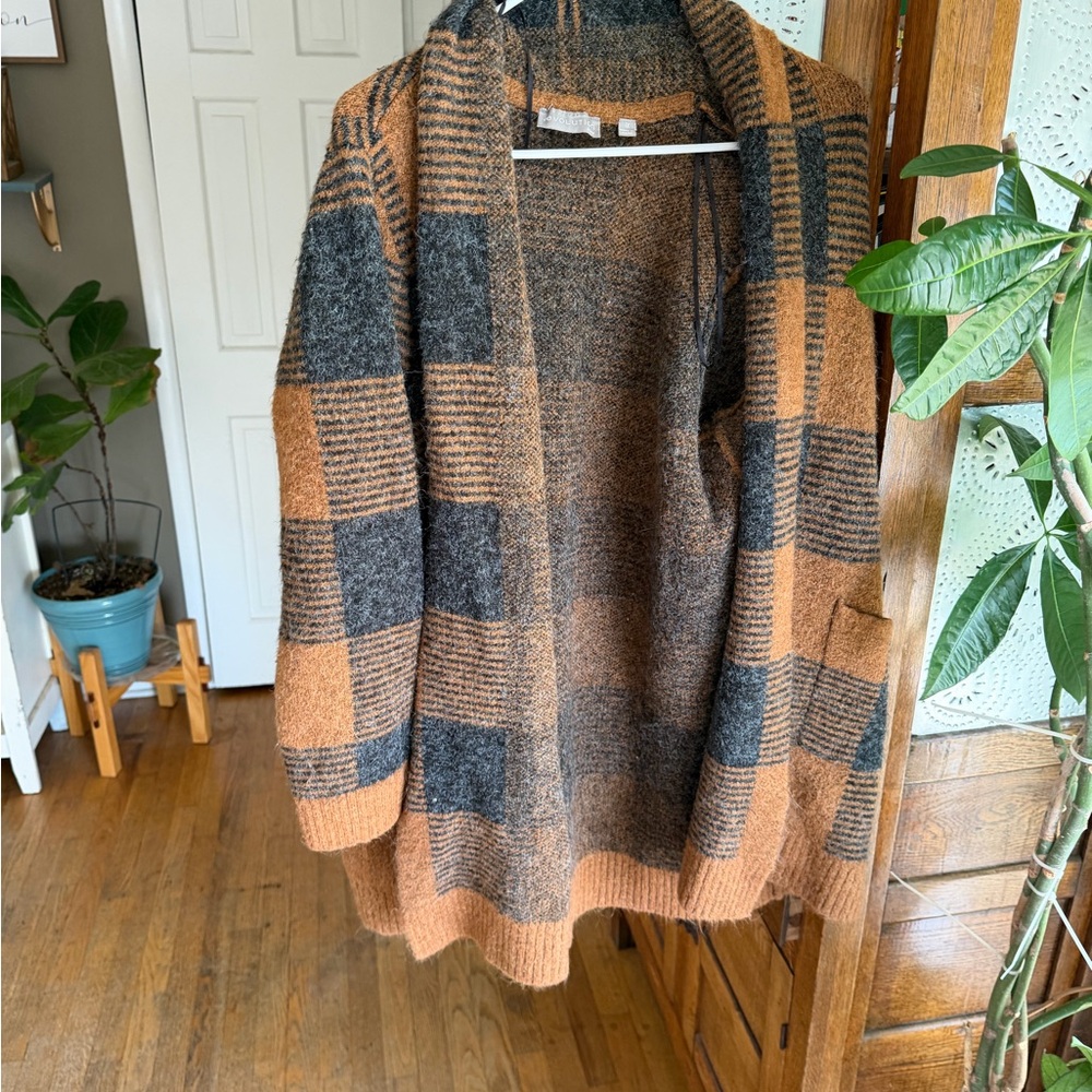 Revolution Brown and Black Knit Sweater